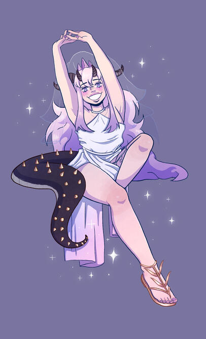 Art of a character created by Cheann Takii.