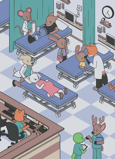 Hoodie design for Bergen Community College's Vet Tech club.