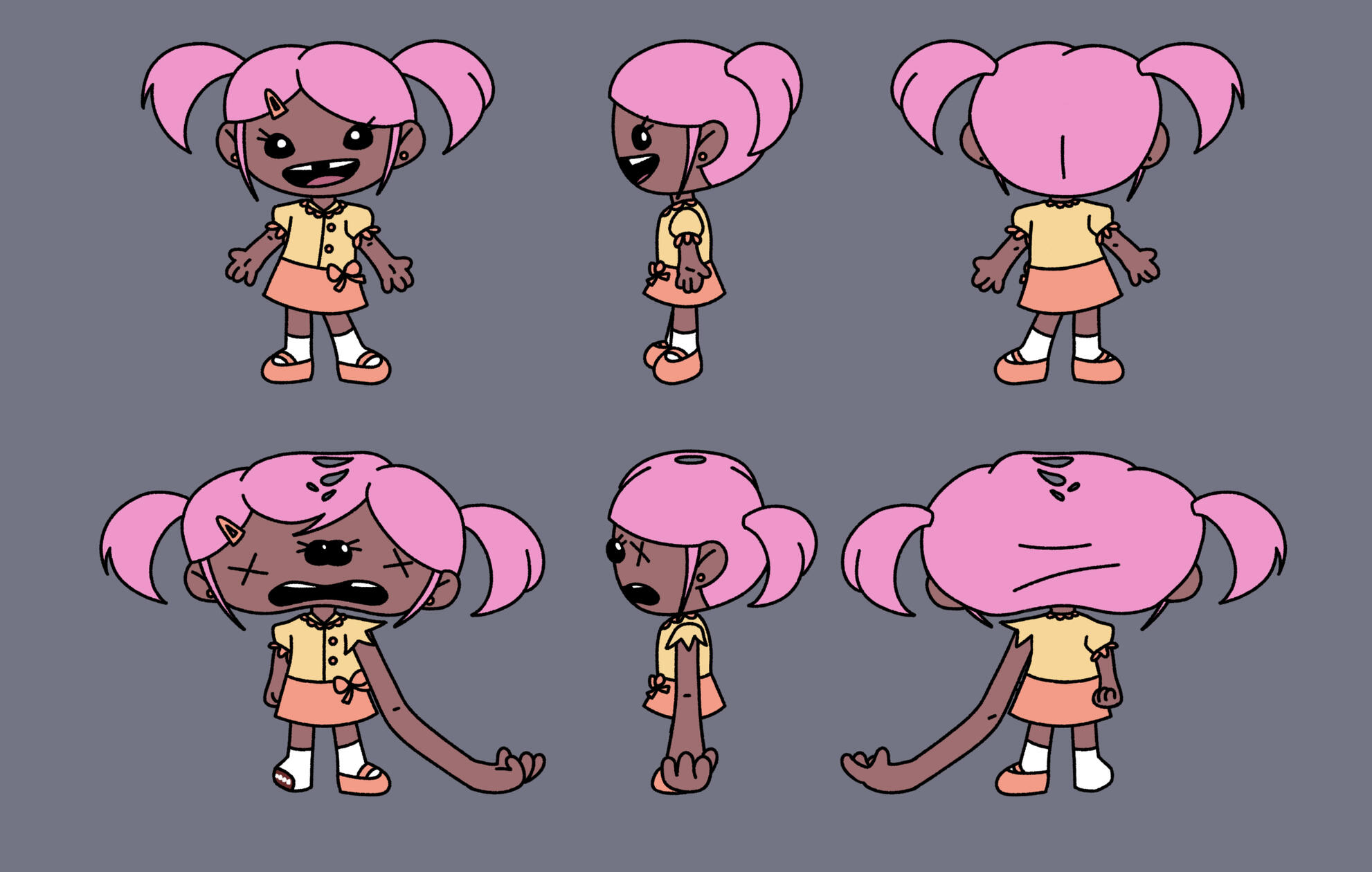 Sajani, who tries to summon a demon at a sleepover with her best friend Ethan.