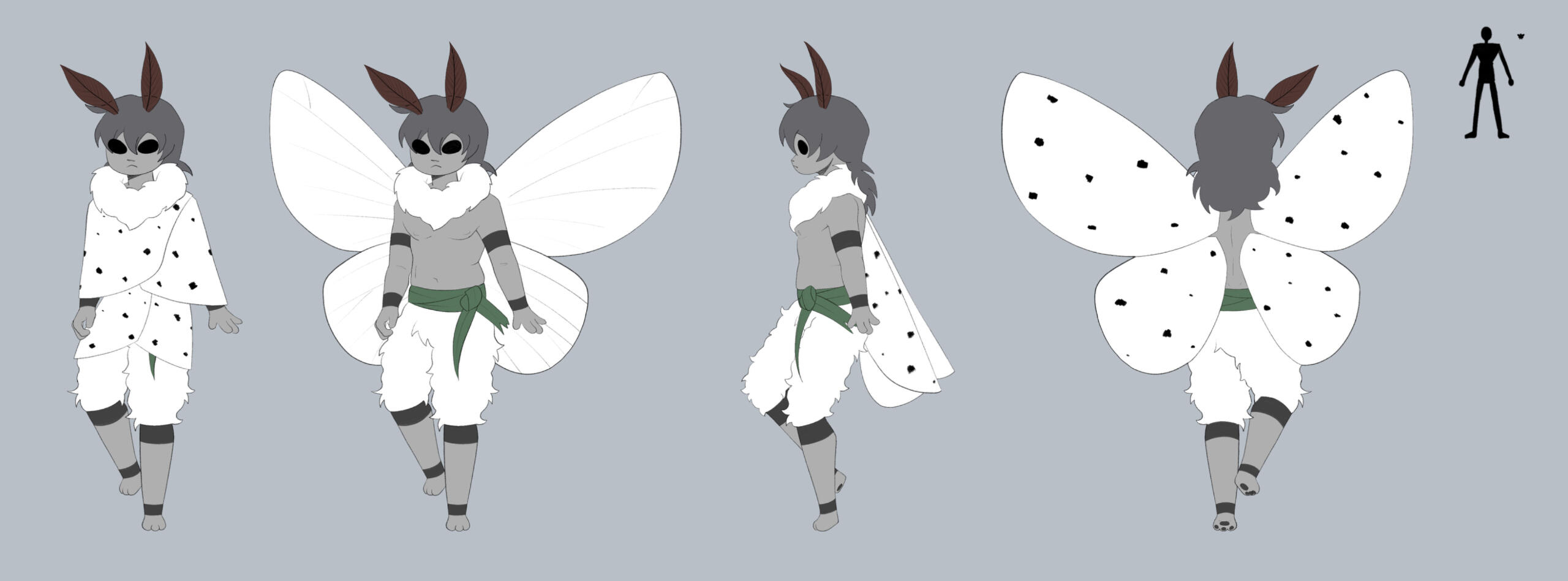 Kili, a fairy-like creature inspired Venezuela poodle moths.